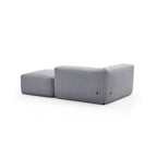 Mellow Half-Closed Sectional with Ottoman