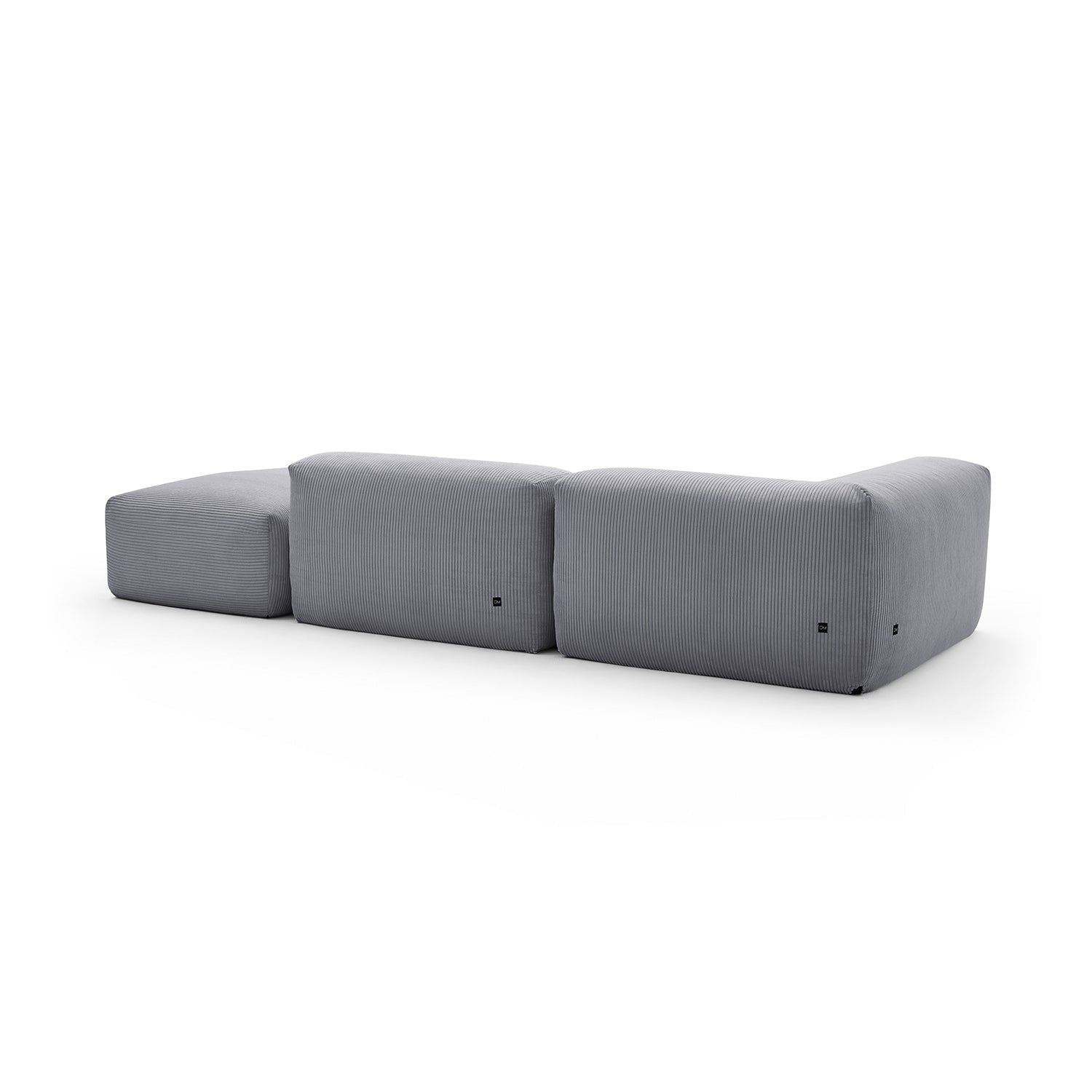Mellow Half-Closed Sectional with Ottoman