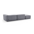 Mellow Half-Closed Sectional with Ottoman