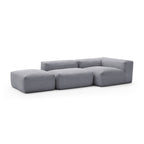 Mellow Half-Closed Sectional with Ottoman