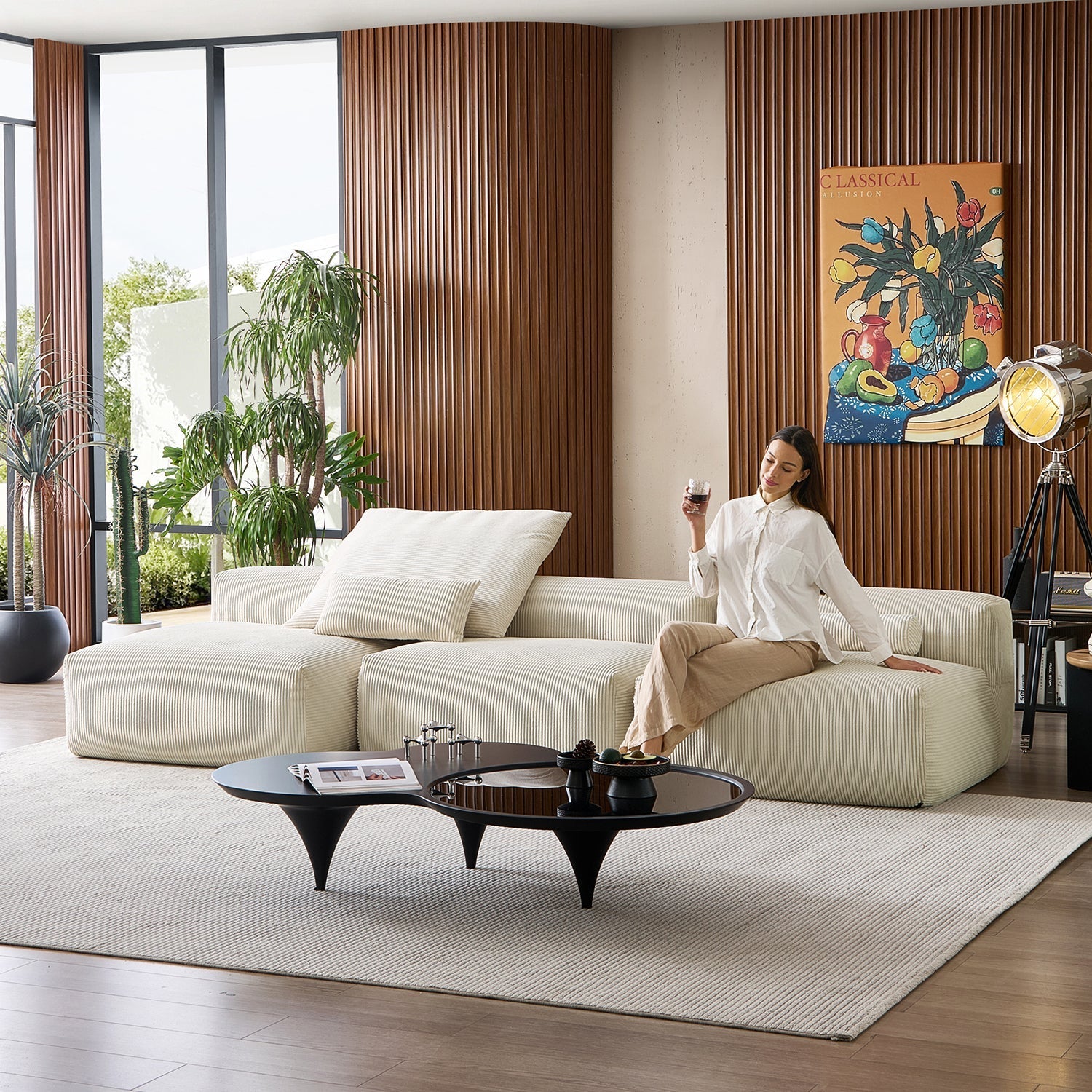 Mellow Open Sectional