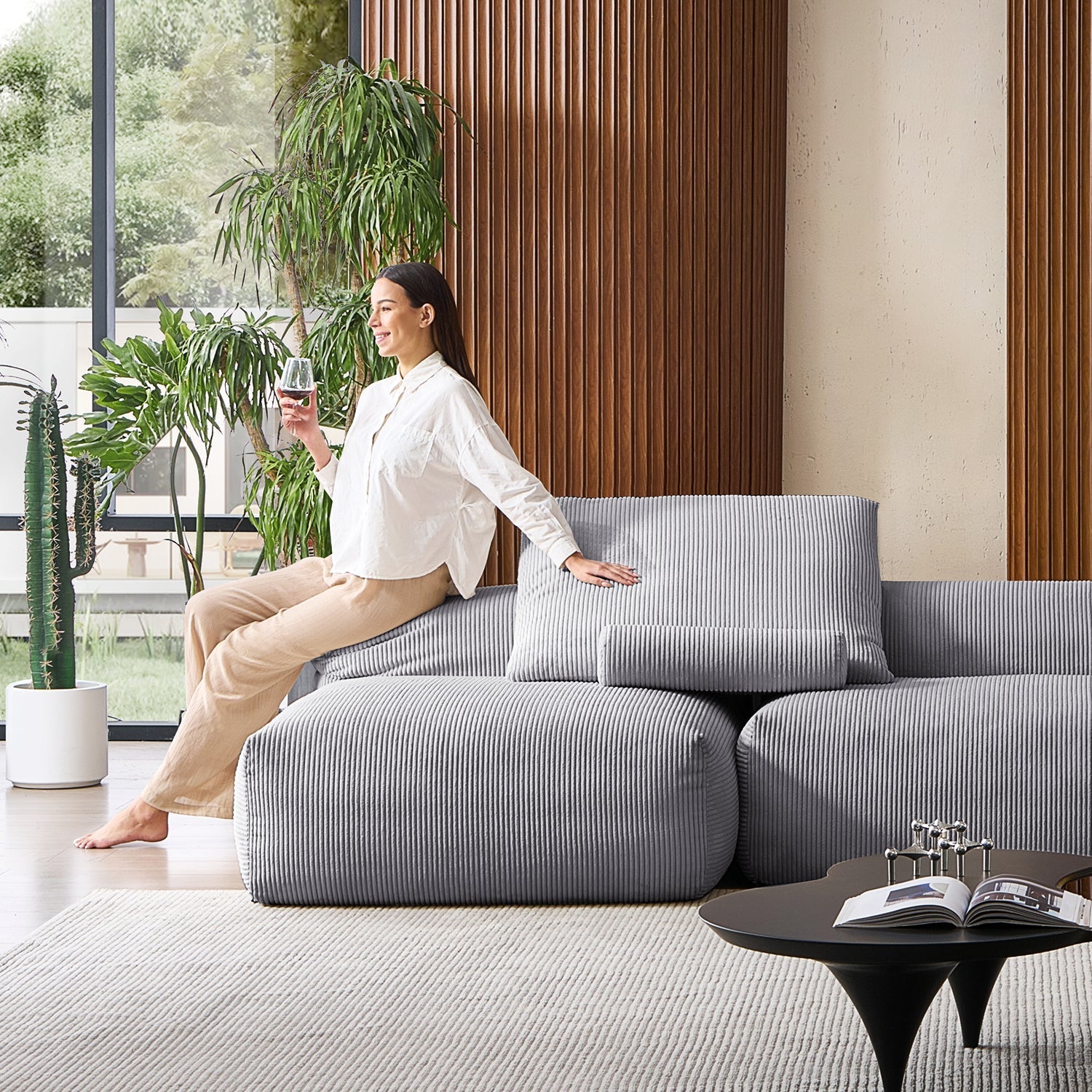 Mellow Open Sectional