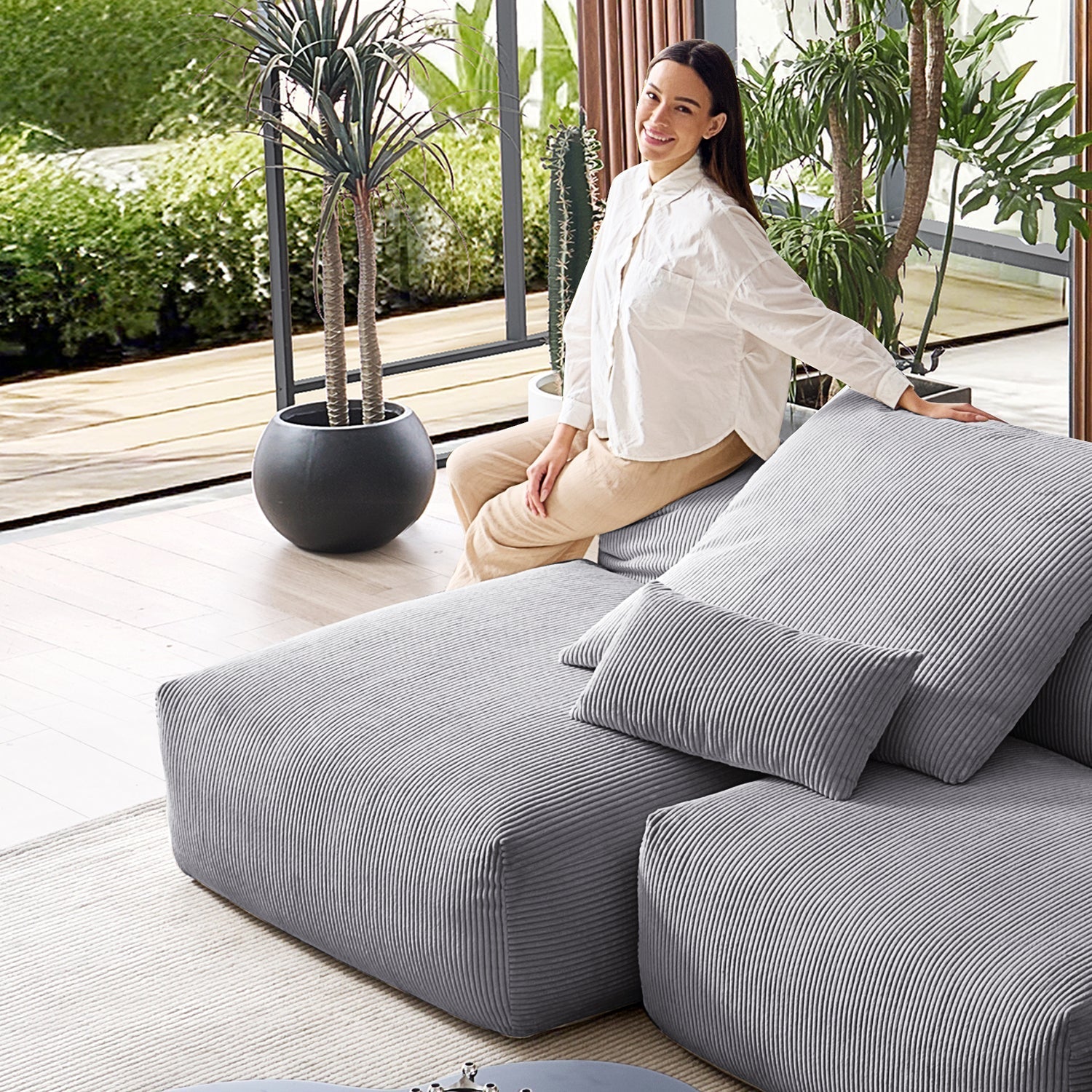 Mellow Open Sectional