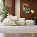 Mellow Open Sectional with Ottoman