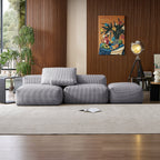 Mellow Open Sectional with Ottoman