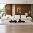 Mellow Open Sectional with Ottoman