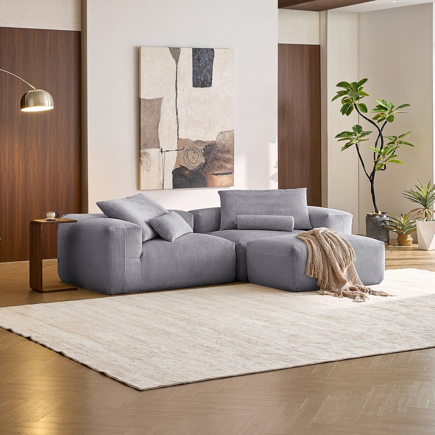 Mellow Sectional with Ottoman