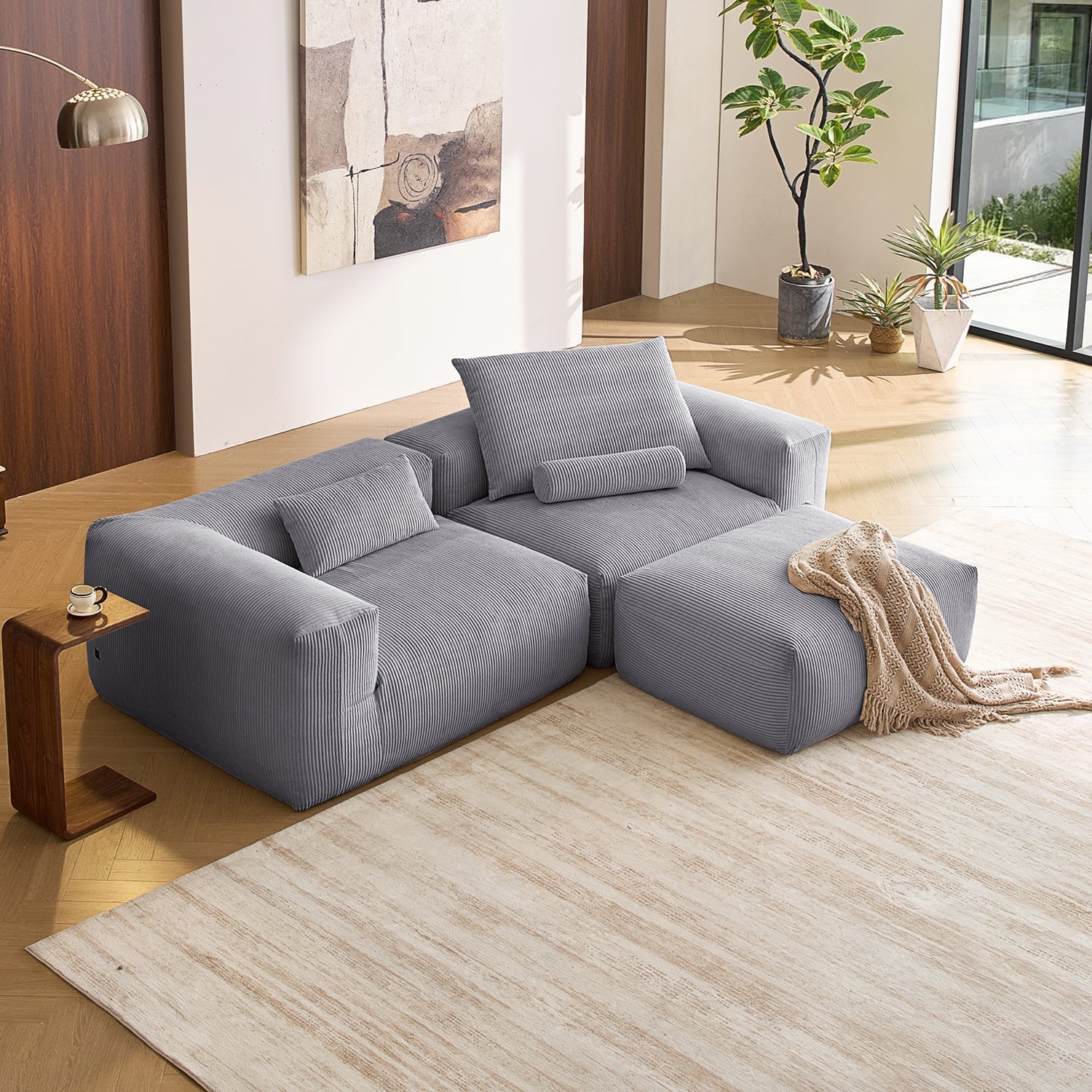 Mellow Sectional with Ottoman