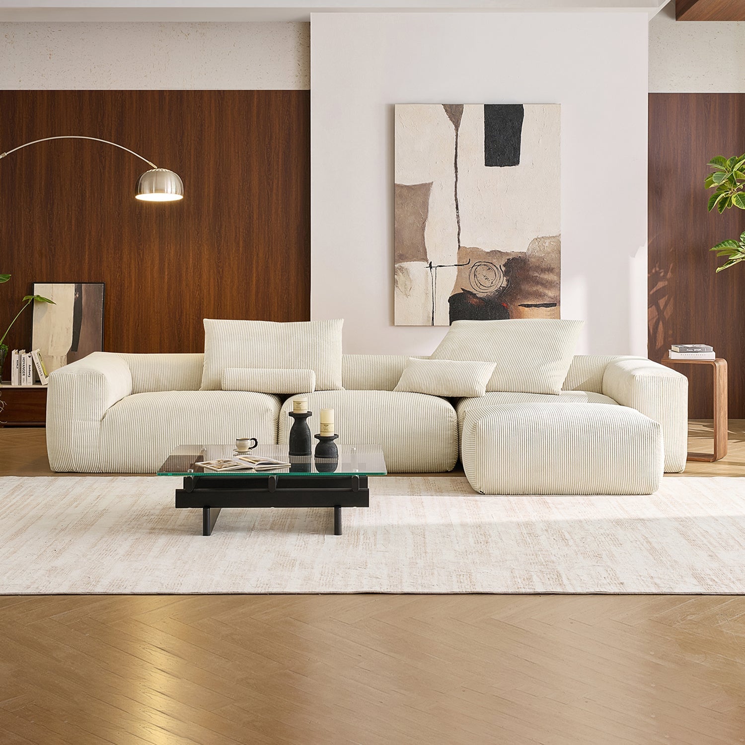 Mellow Sectional with Ottoman