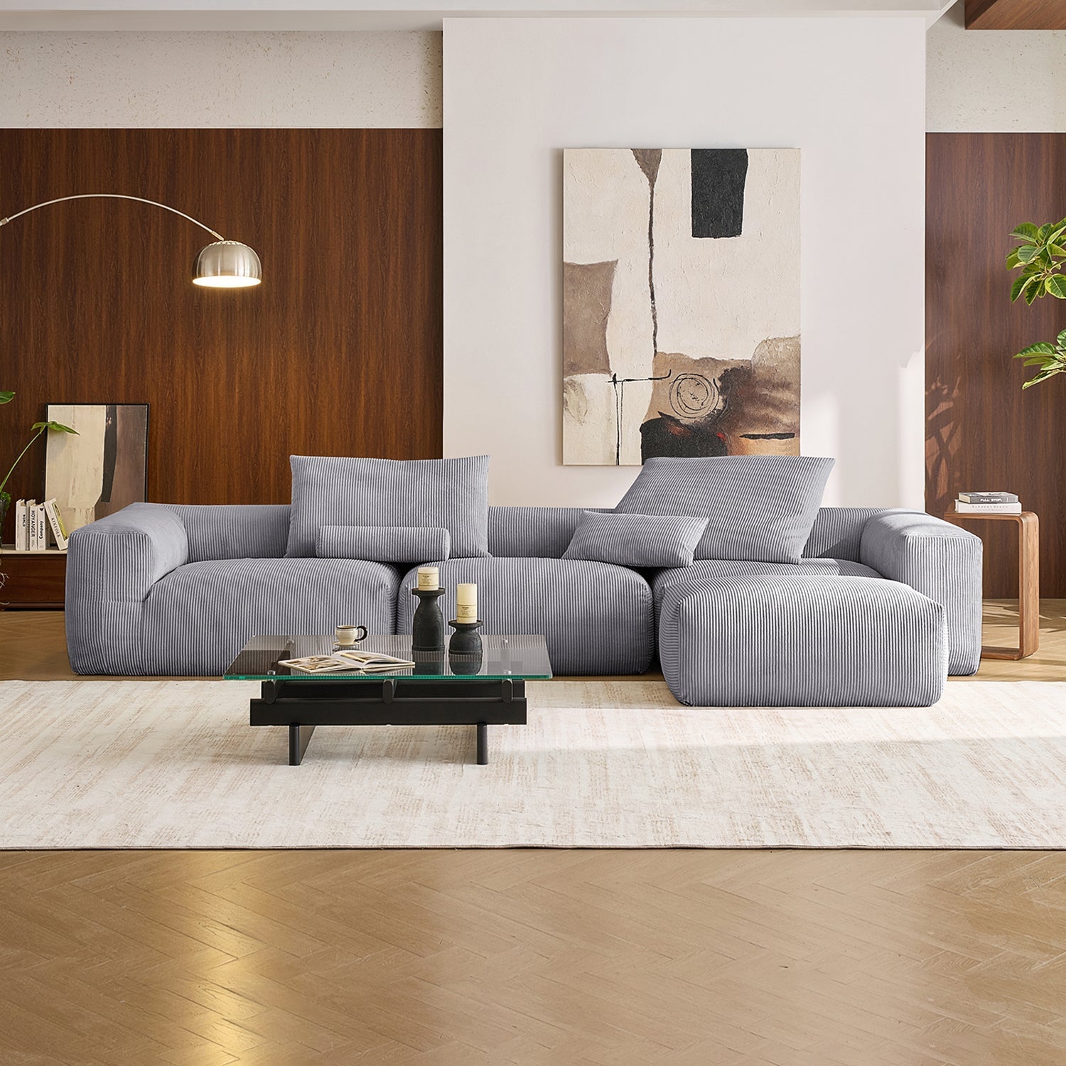 Mellow Sectional with Ottoman