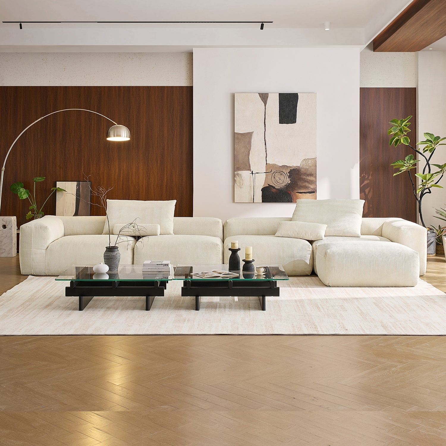 Mellow Sectional with Ottoman