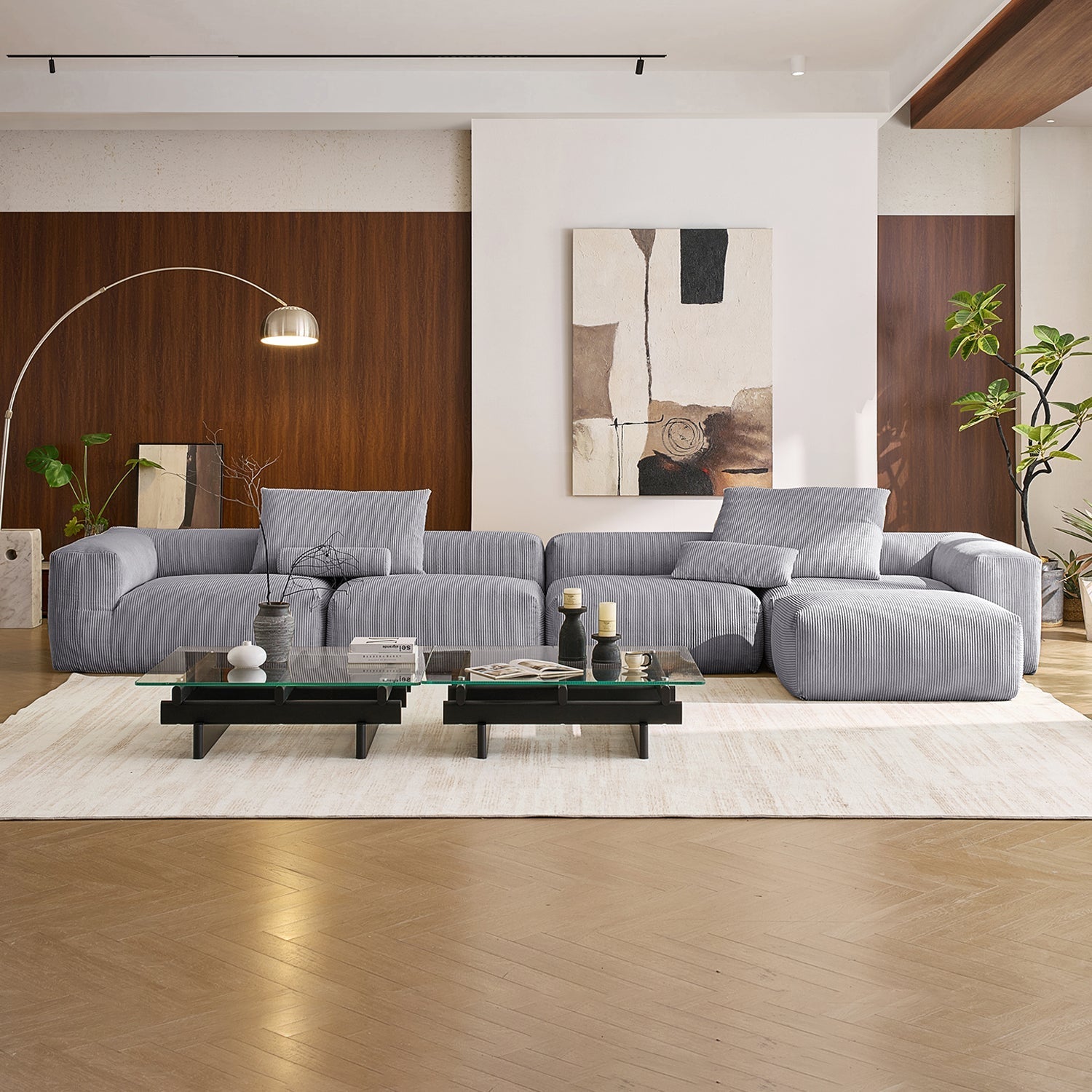 Mellow Sectional with Ottoman