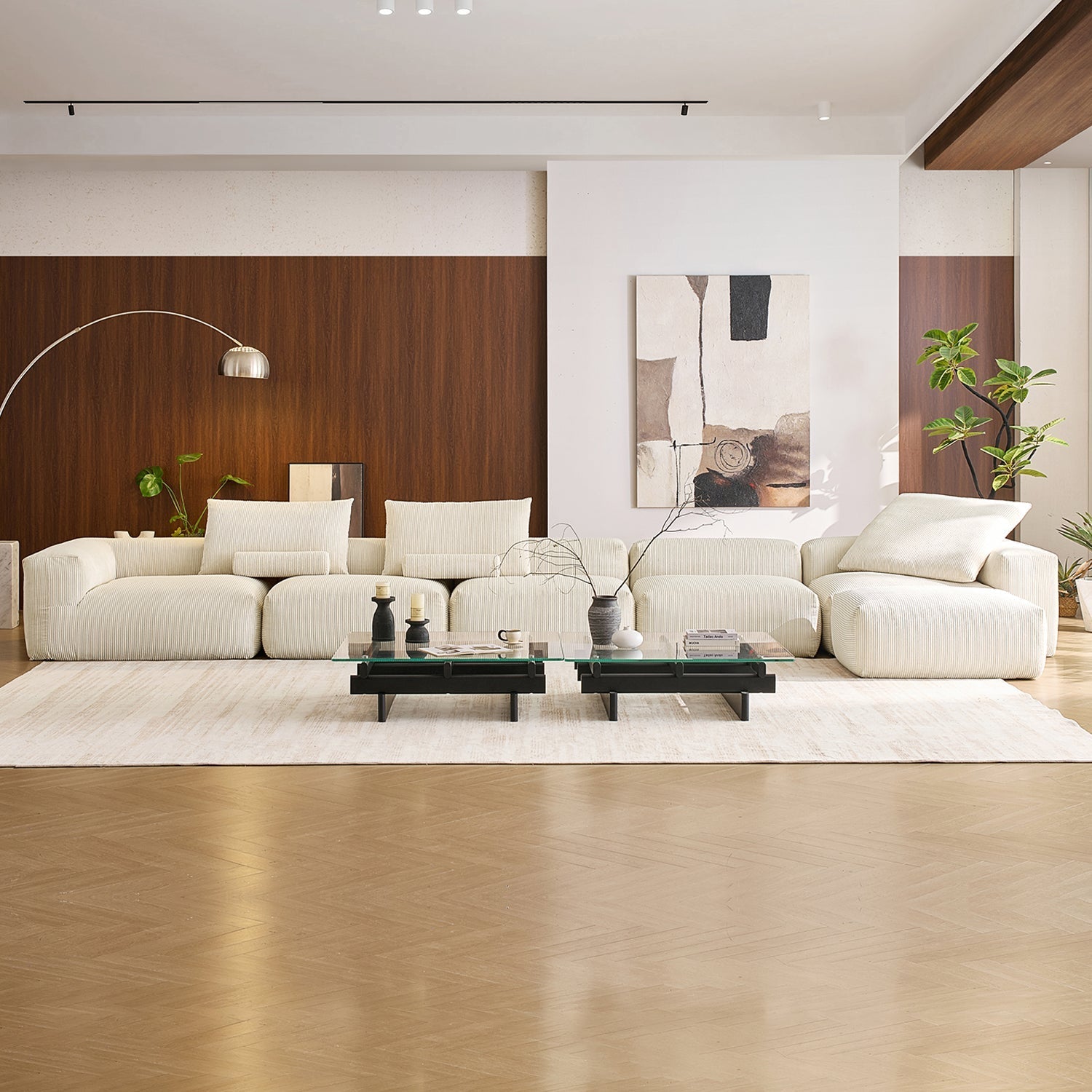 Mellow Sectional with Ottoman