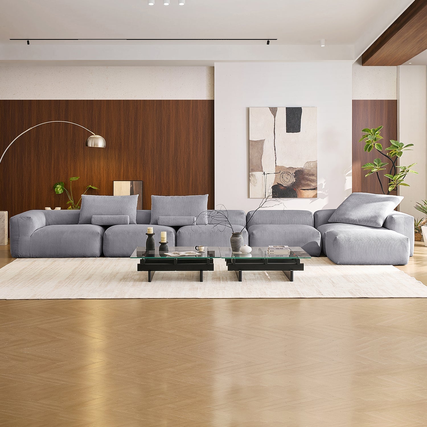 Mellow Sectional with Ottoman