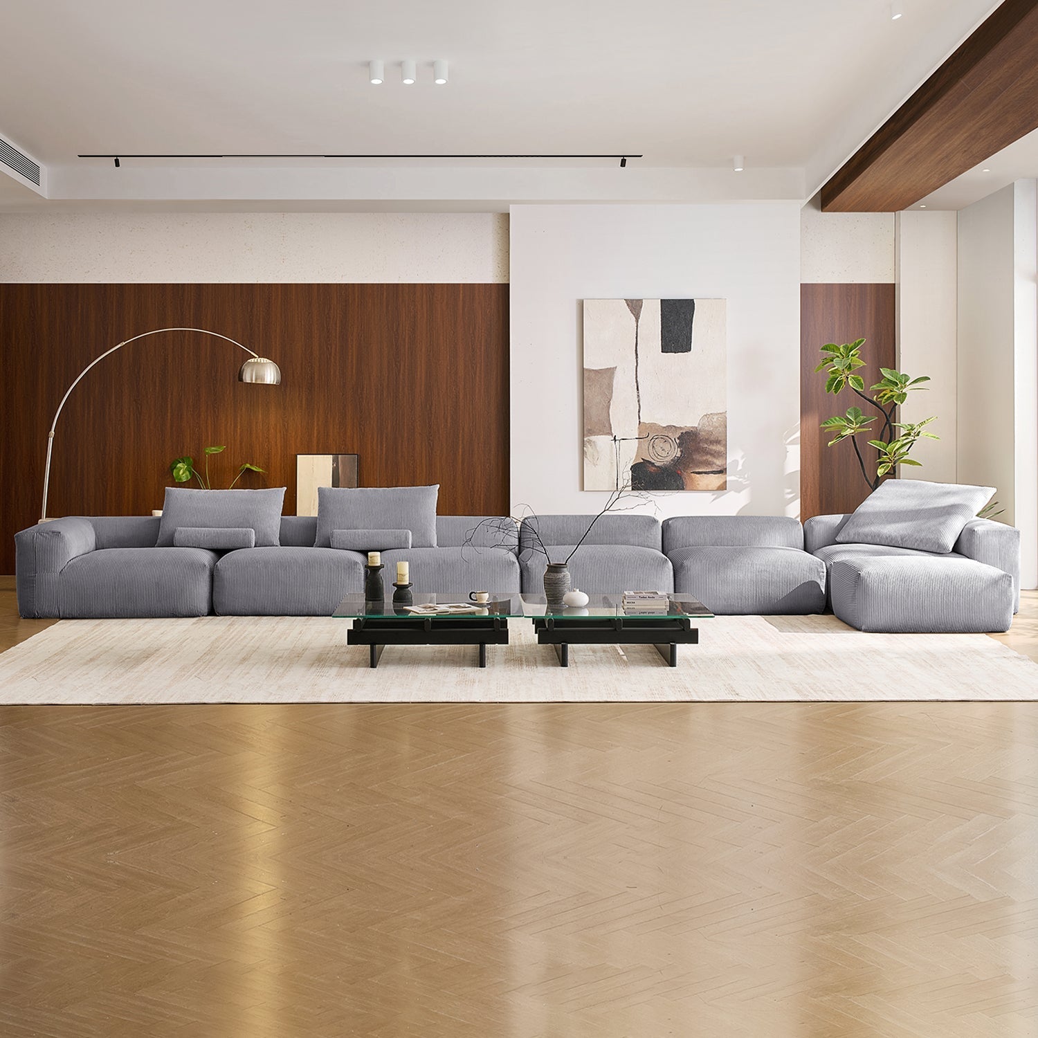 Mellow Sectional with Ottoman