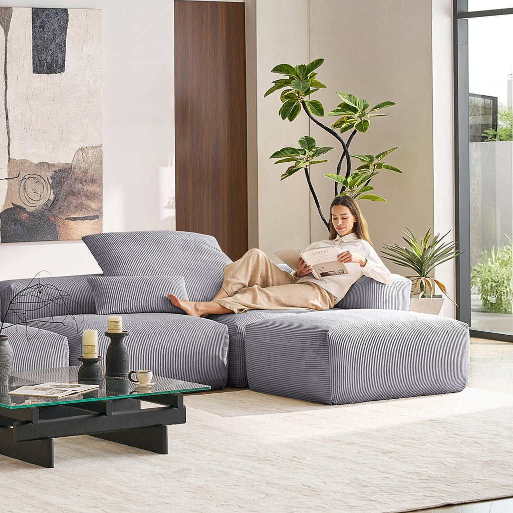 Mellow Sectional with Ottoman