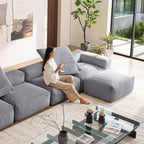 Mellow Sectional with Ottoman