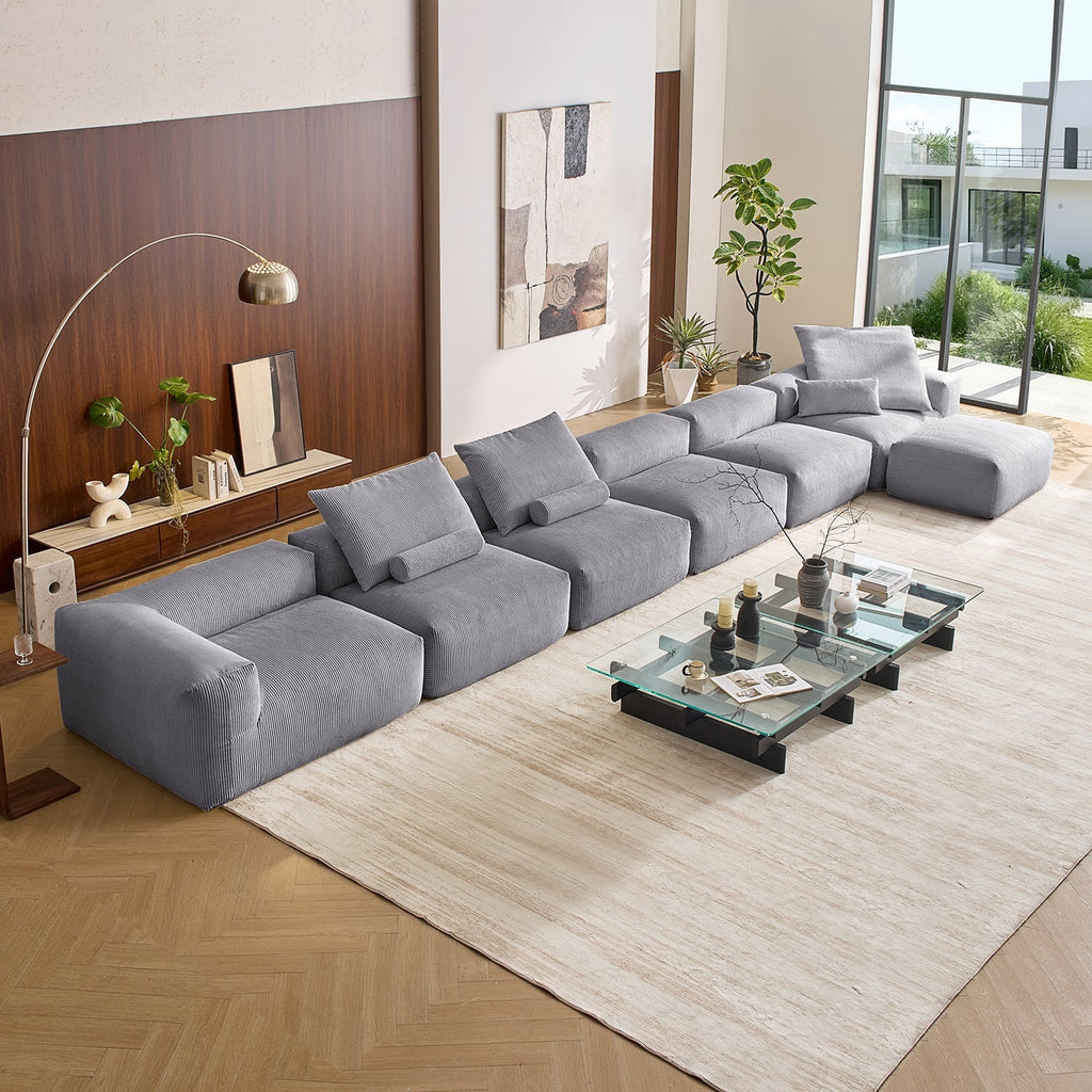 Mellow Sectional with Ottoman