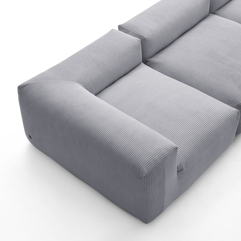 Mellow Extra Deep U Sectional with Ottoman