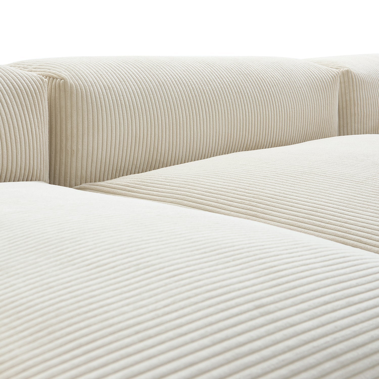 Mellow Open Sectional with Ottoman