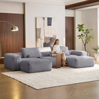 Mellow U Sectional with Ottoman