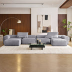 Mellow U Sectional with Ottoman