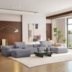 Mellow U Sectional with Ottoman