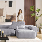 Mellow U Sectional with Ottoman