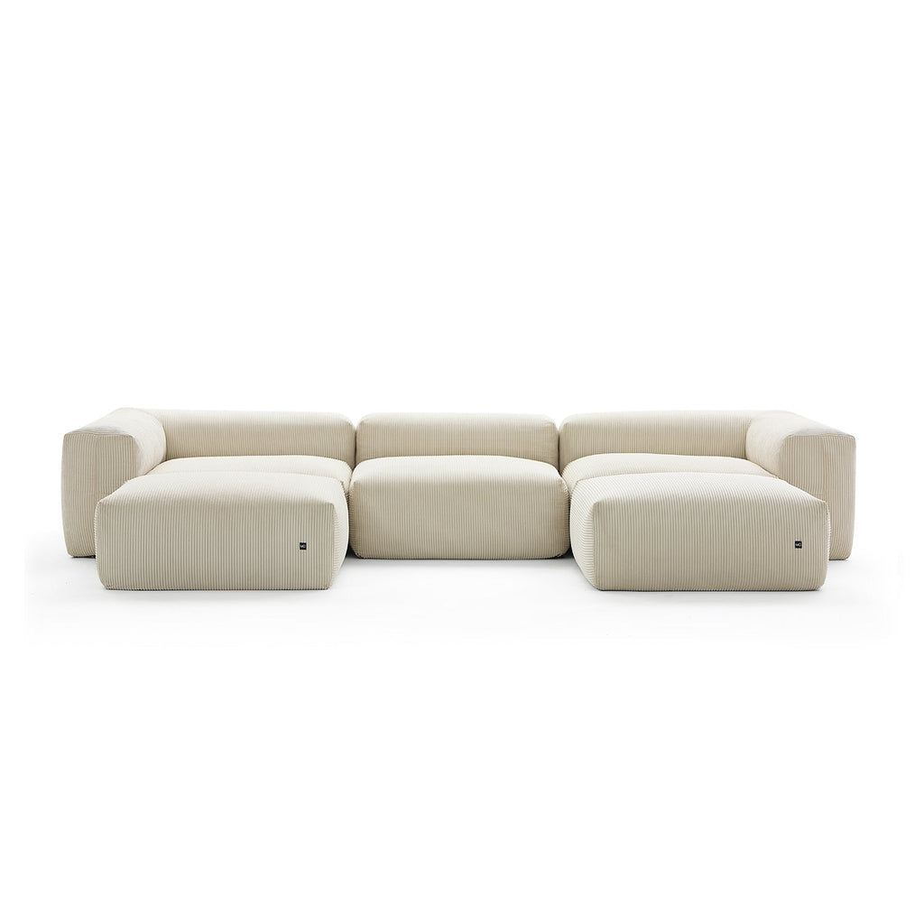Mellow U Sectional with Ottoman
