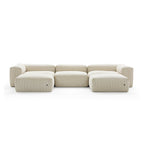 Mellow U Sectional with Ottoman