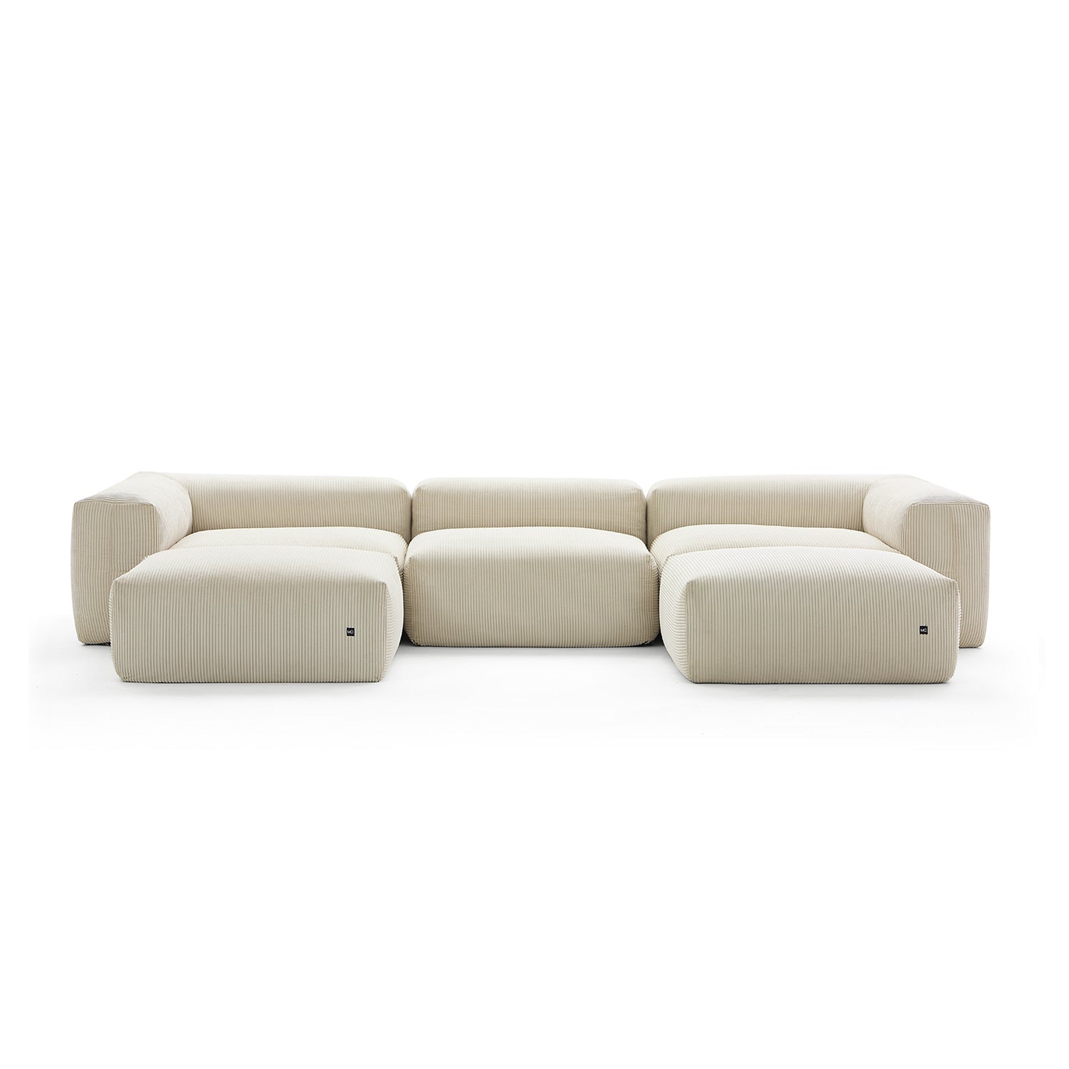 Mellow U Sectional with Ottoman