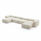 Mellow U Sectional with Ottoman