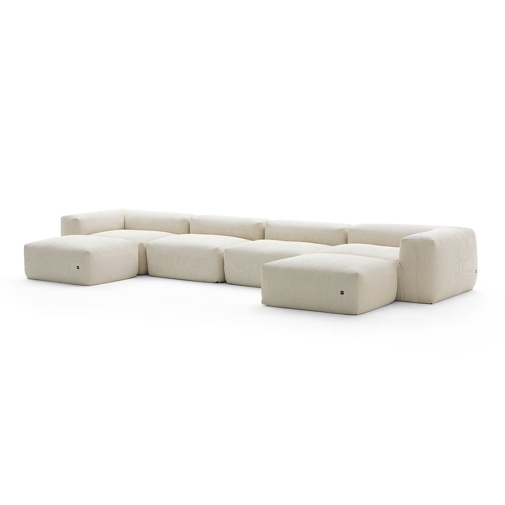 Mellow U Sectional with Ottoman