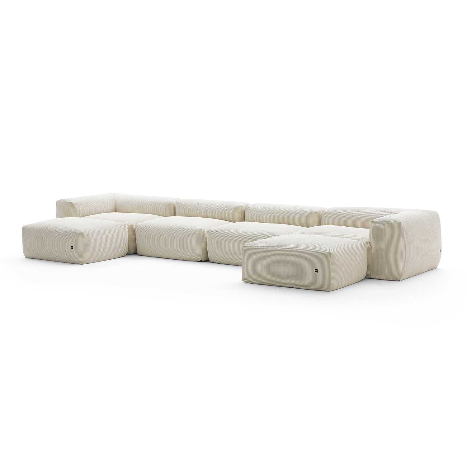 Mellow U Sectional with Ottoman