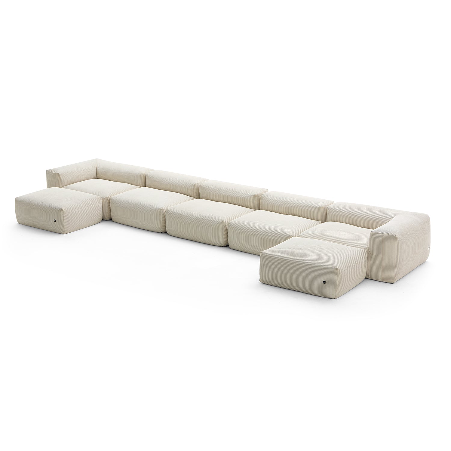 Mellow U Sectional with Ottoman