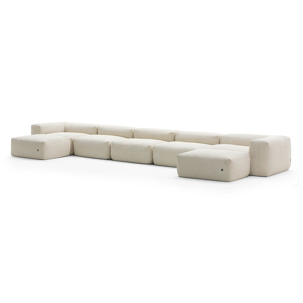 Mellow U Sectional with Ottoman