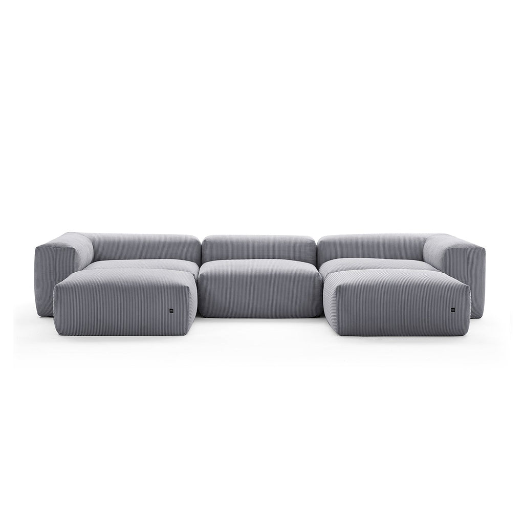 Mellow U Sectional with Ottoman