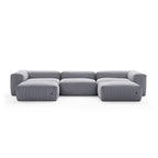 Mellow U Sectional with Ottoman