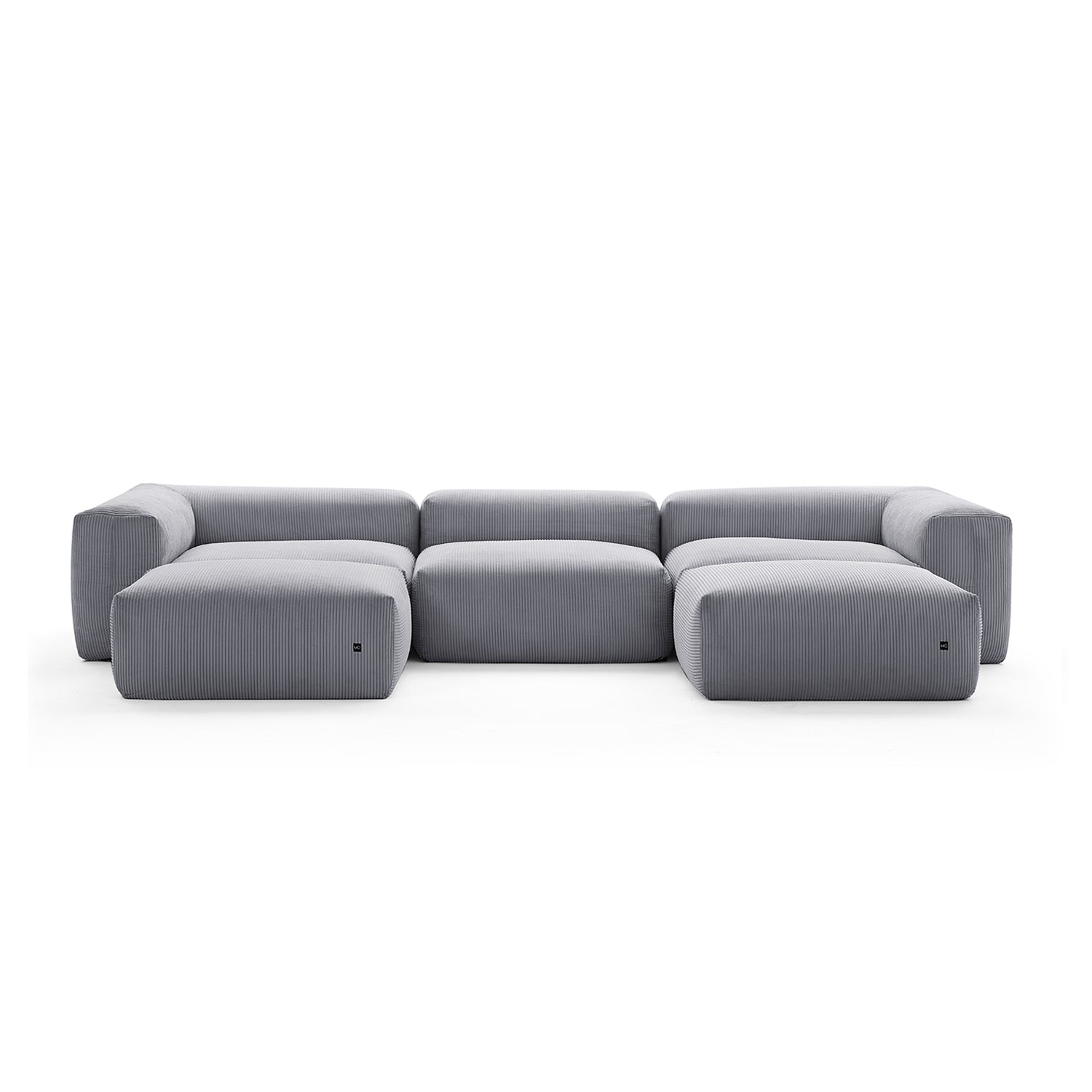 Mellow U Sectional with Ottoman