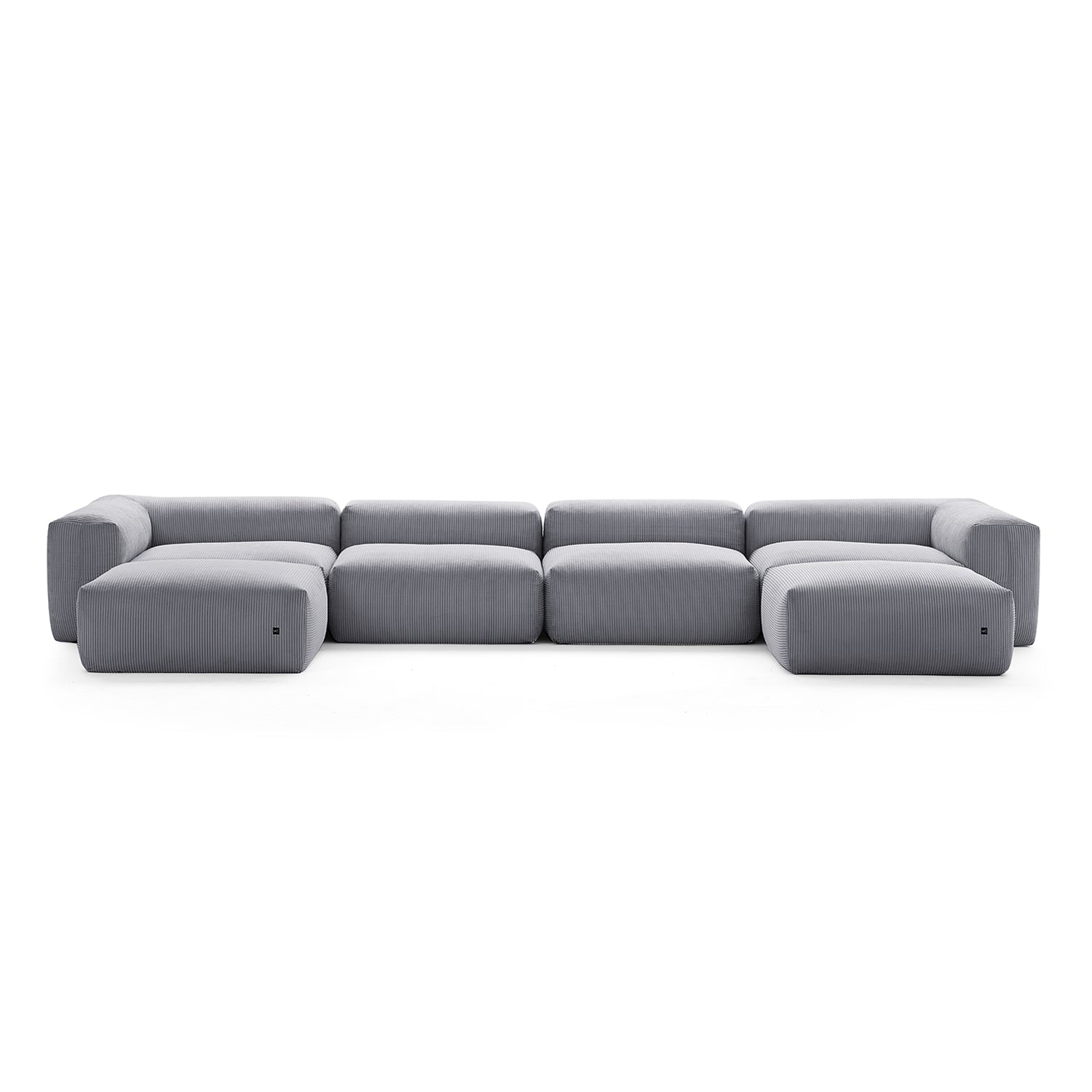 Mellow U Sectional with Ottoman