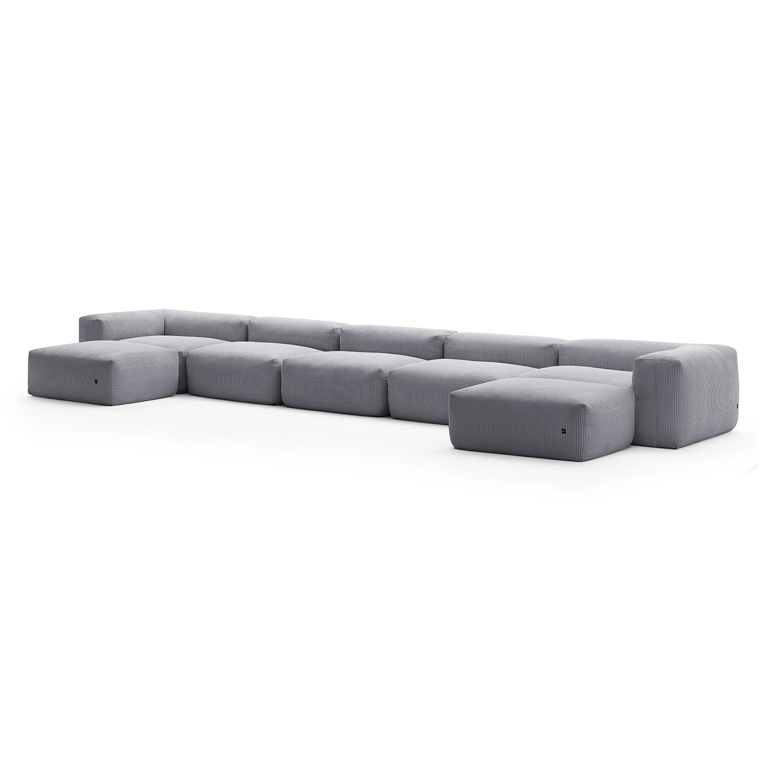 Mellow U Sectional with Ottoman