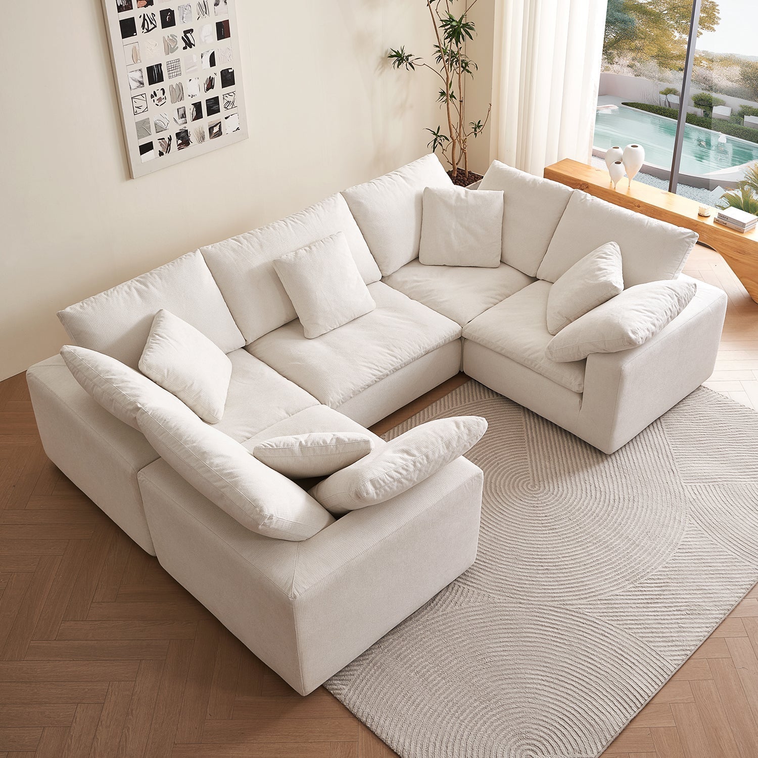 Tivoli Cloud U Closed Sectional