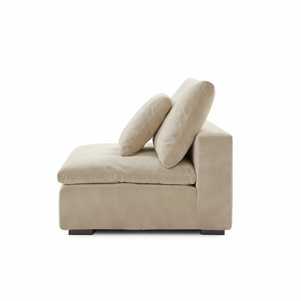 Tivoli Cloud Couch Armless Modular Seat