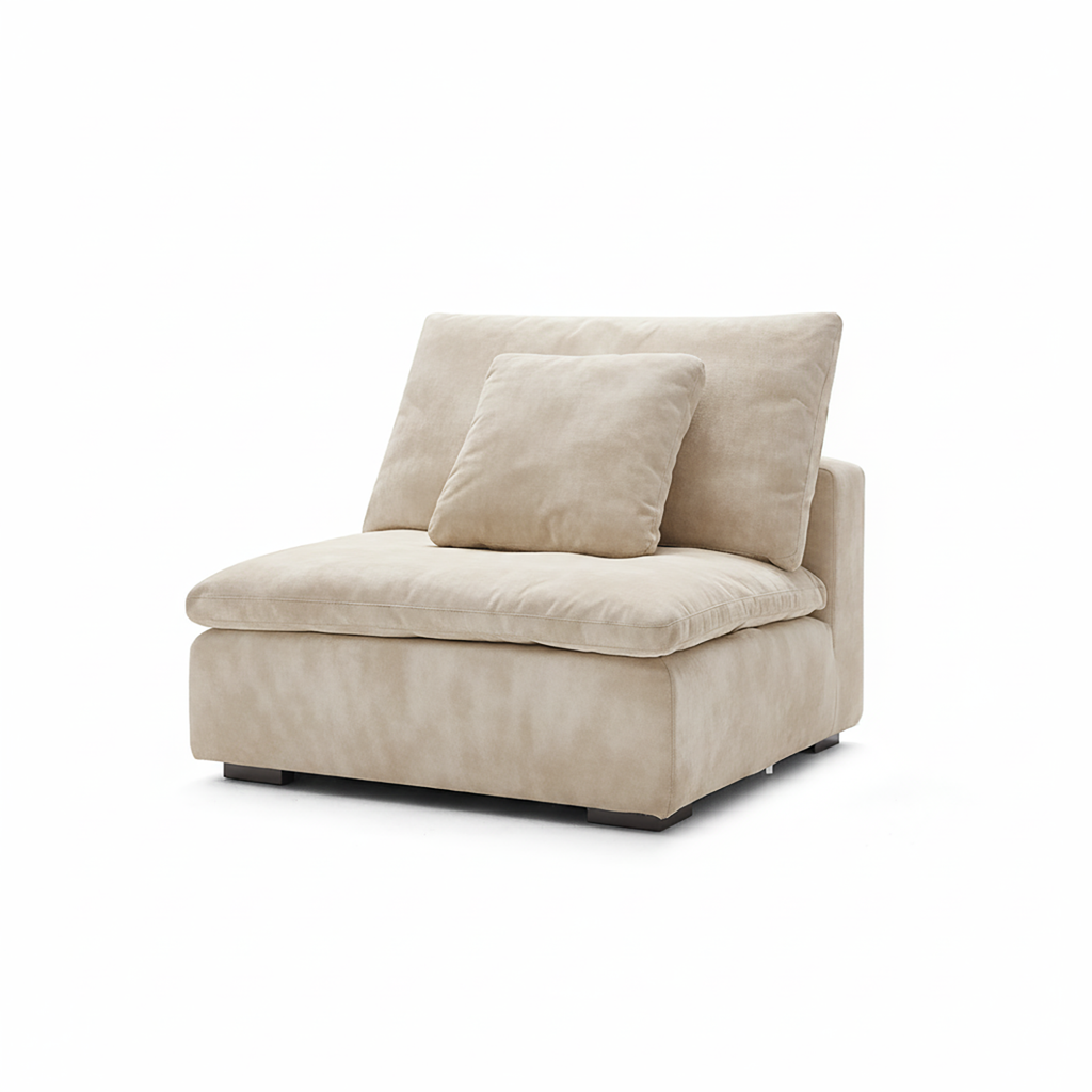 Tivoli Cloud Couch Armless Modular Seat