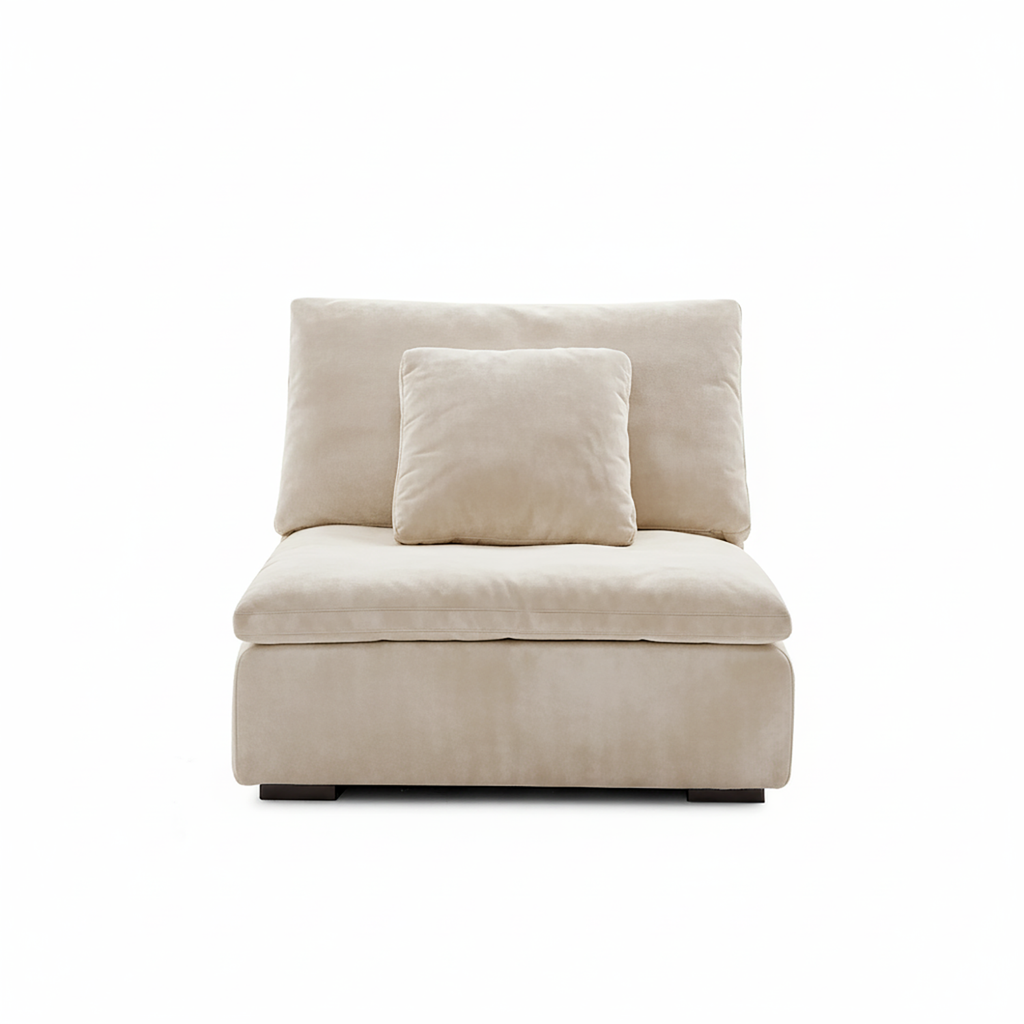 Tivoli Cloud Couch Armless Modular Seat