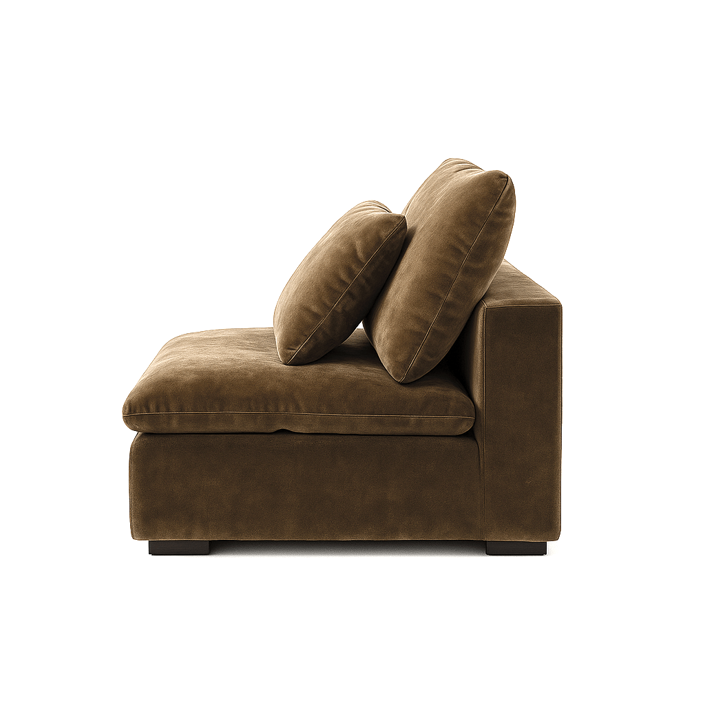 Tivoli Cloud Couch Armless Modular Seat