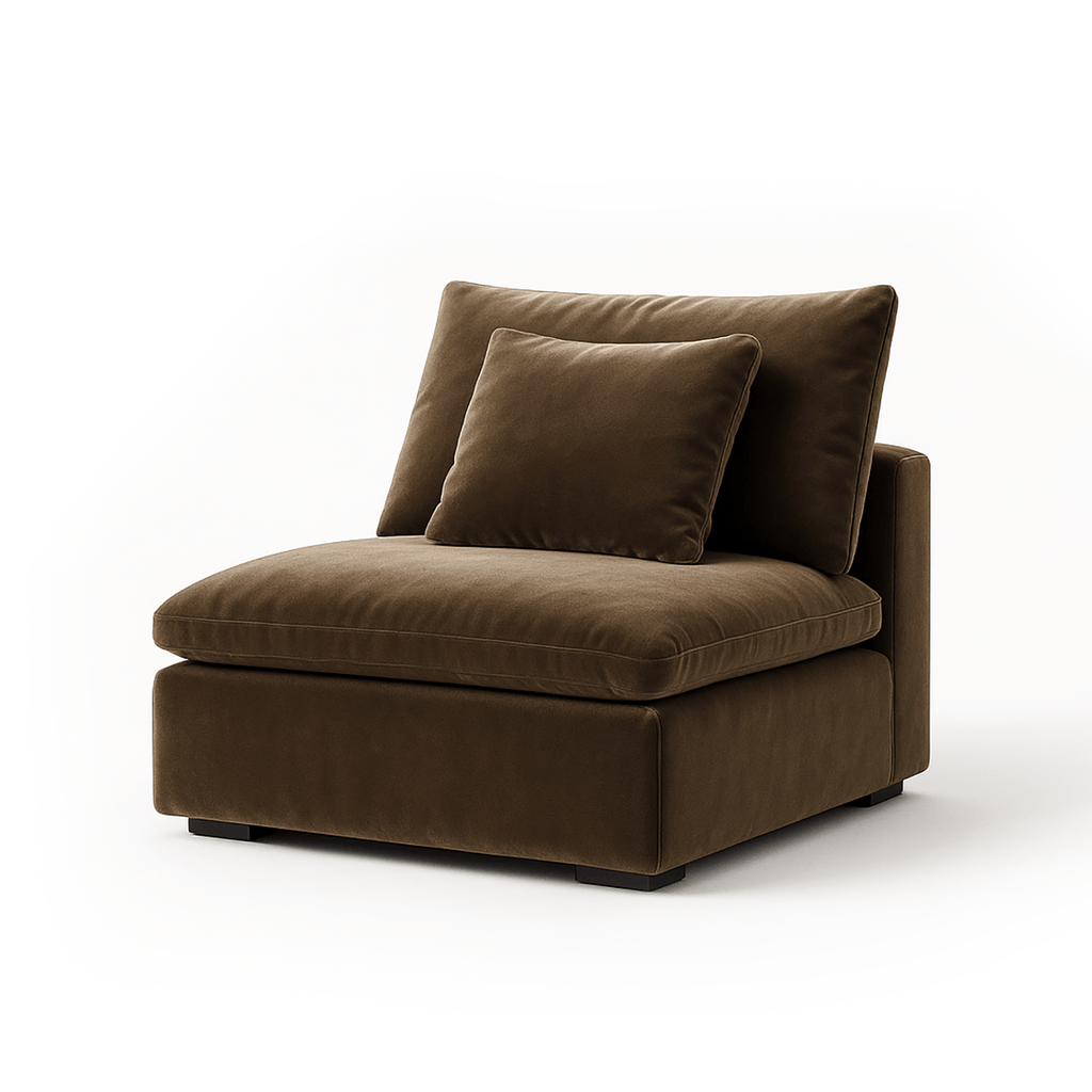 Tivoli Cloud Couch Armless Modular Seat
