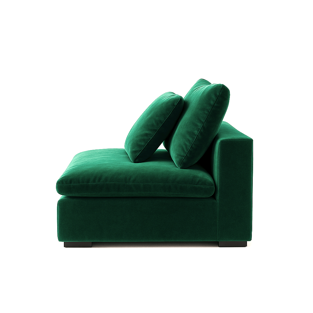 Tivoli Cloud Couch Armless Modular Seat
