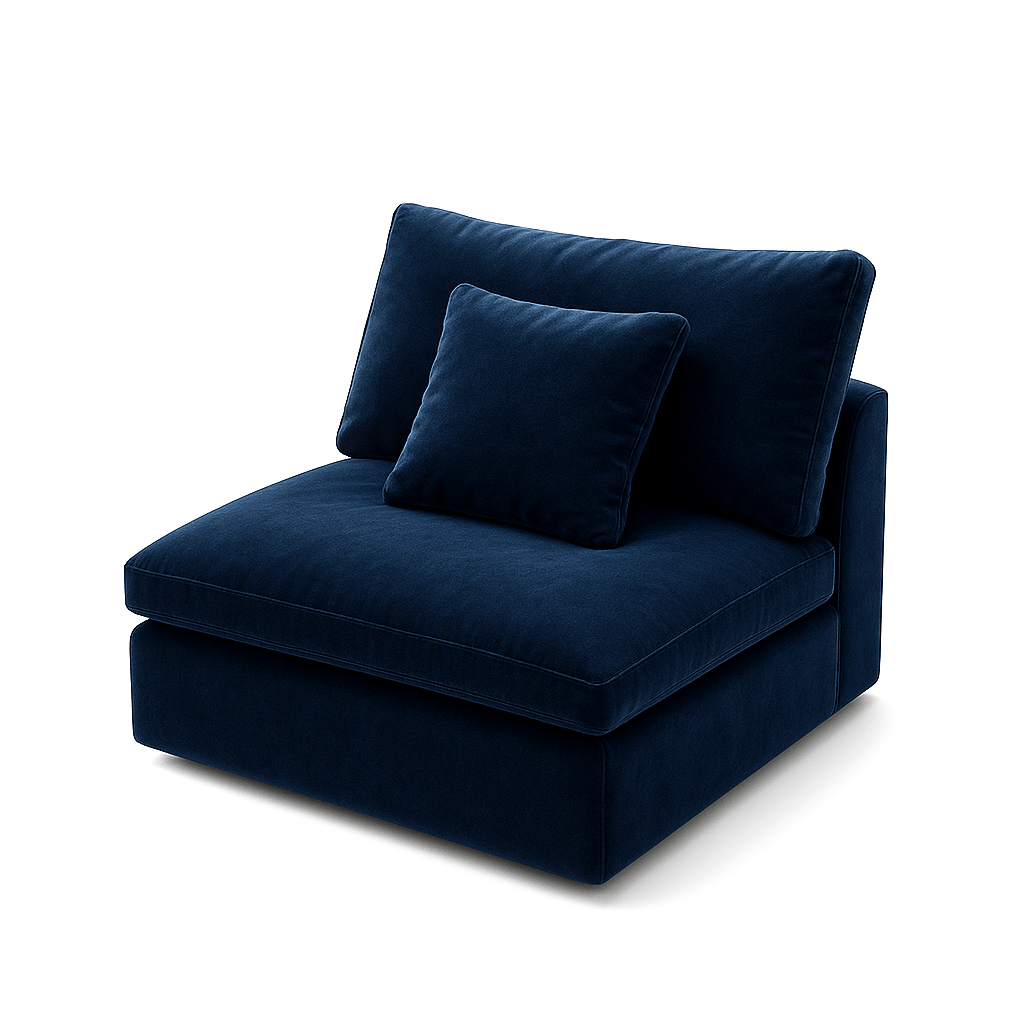 Tivoli Cloud Couch Armless Modular Seat